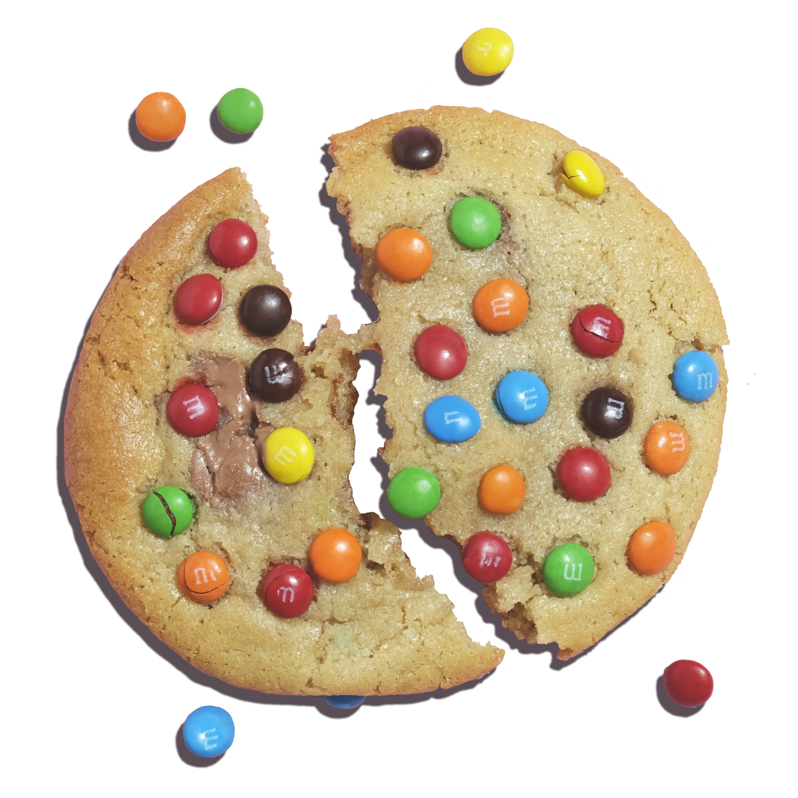 M&M cookie
