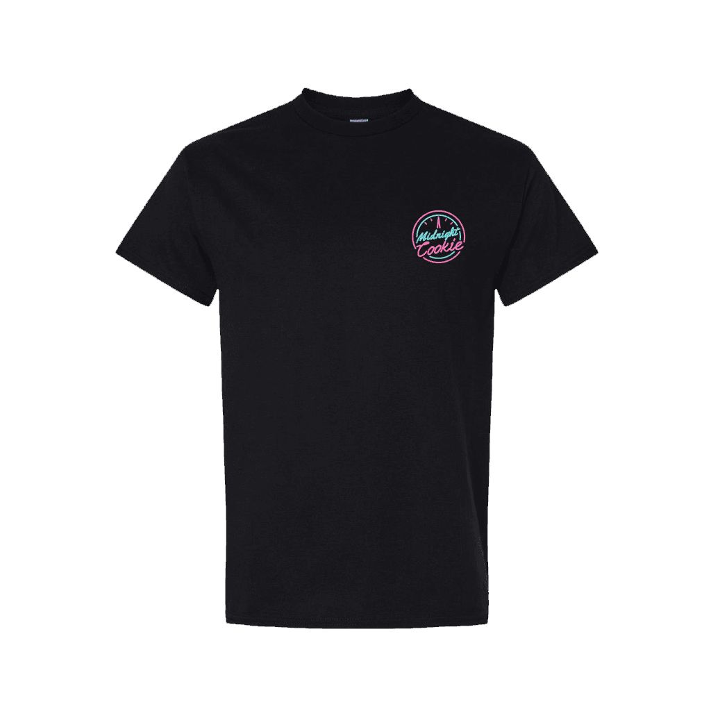 MIDNIGHT COOKIE BLACK TEE FRONT (2)